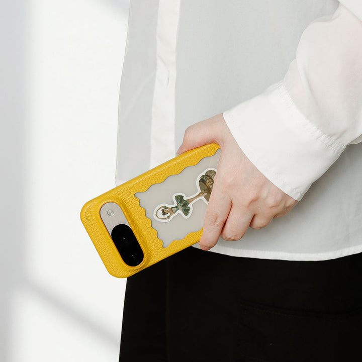 本革 32色 イタリアンシュリンクレザー フレーム付き 背面ケース AQUOSシリーズ