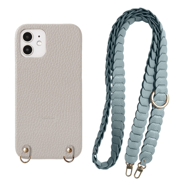 Cuir véritable 32 couleurs cuir italien grainé Linkage grand avec sangle d&