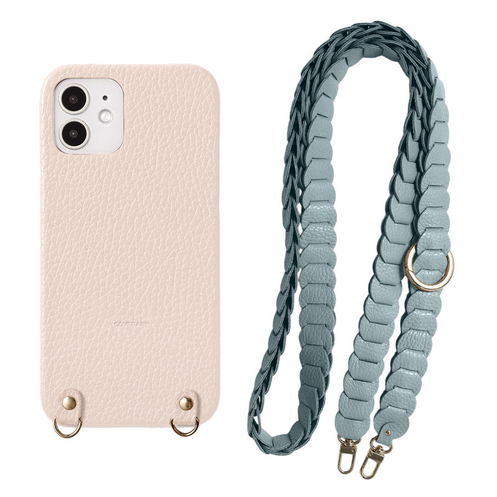 Cuir véritable 32 couleurs cuir italien grainé Linkage grand avec sangle d&