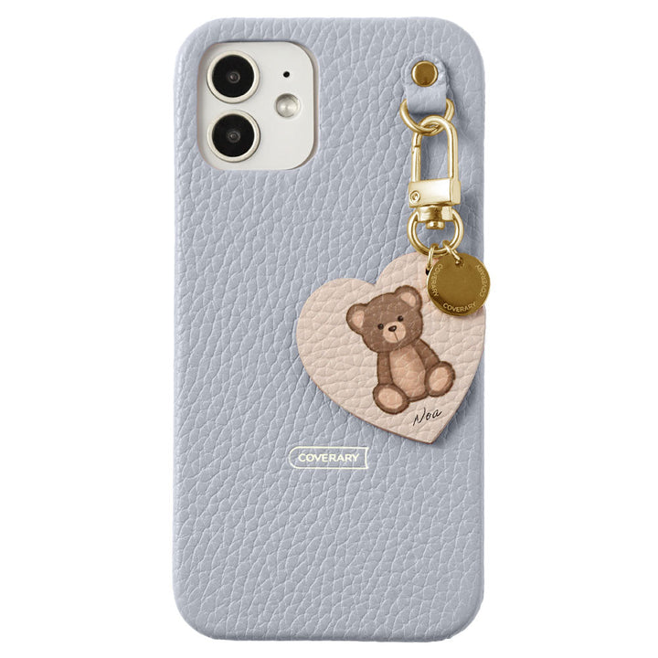 Genuine leather 32 colors Italian shrink leather printed name motif animal pattern charm back case Google Pixel series