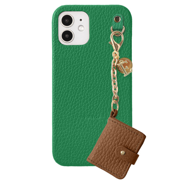 Genuine Leather 32 Colors Italian Shrink Leather Initial Mini Notebook Charm Back Case Xperia Series