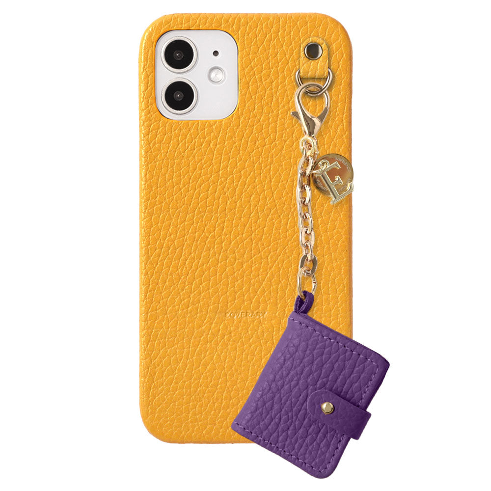 Genuine Leather 32 Colors Italian Shrink Leather Initial Mini Notebook Charm Back Case Xperia Series