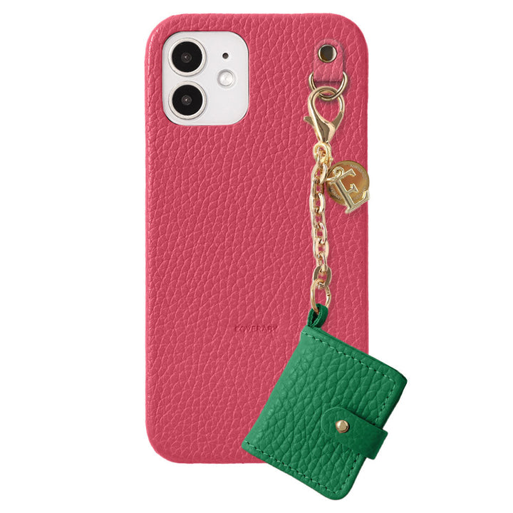 Genuine Leather 32 Colors Italian Shrink Leather Initial Mini Notebook Charm Back Case Xperia Series