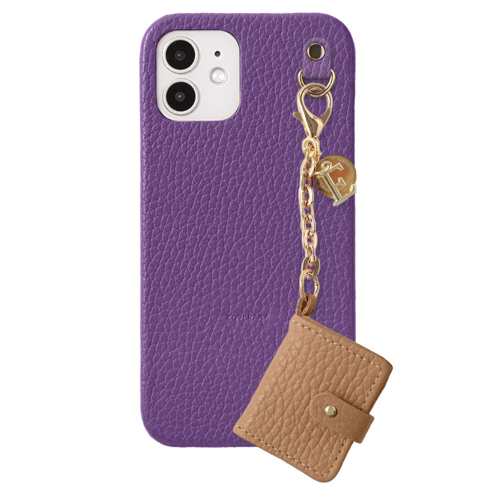 Genuine Leather 32 Colors Italian Shrink Leather Initial Mini Notebook Charm Back Case Xperia Series