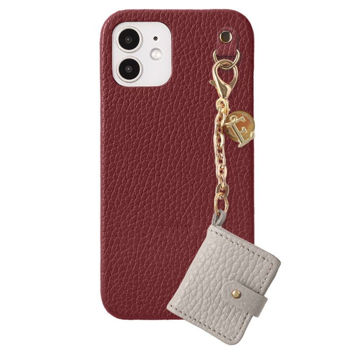 Genuine Leather 32 Colors Italian Shrink Leather Initial Mini Notebook Charm Back Case Xperia Series