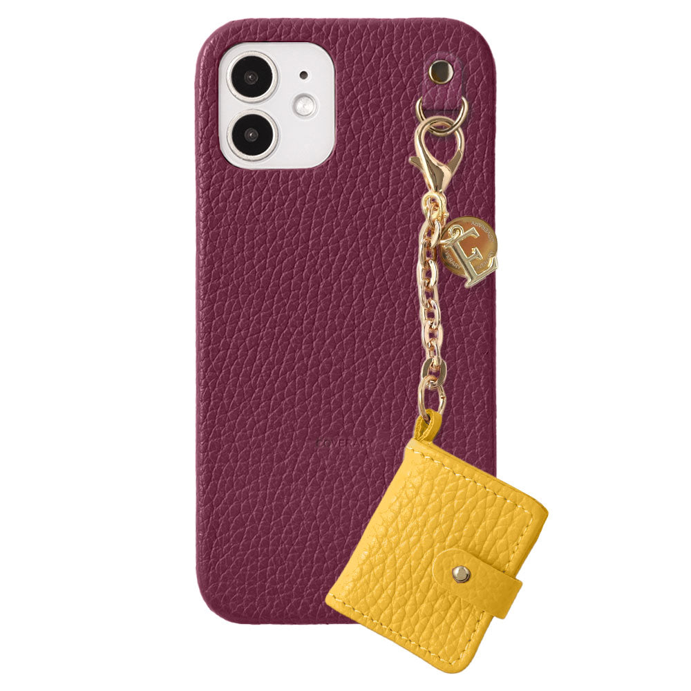 Genuine Leather 32 Colors Italian Shrink Leather Initial Mini Notebook Charm Back Case Xperia Series