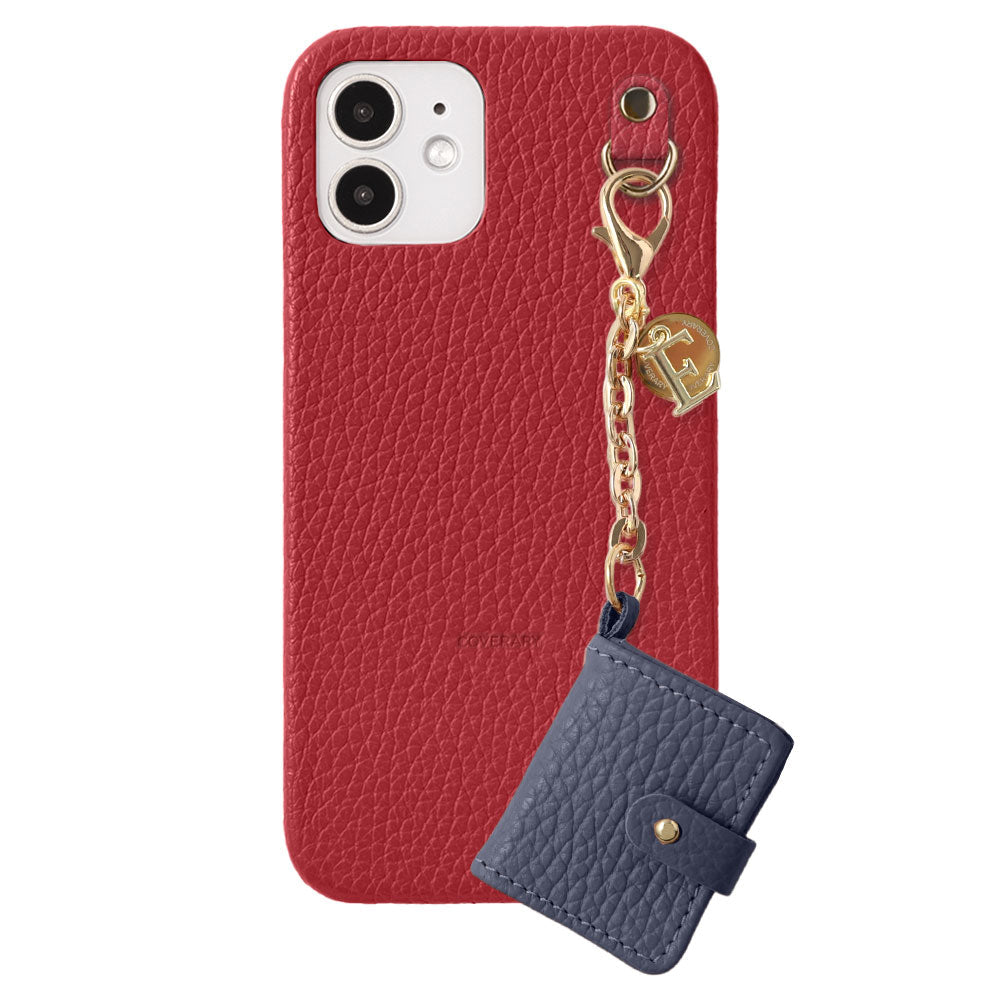 Genuine Leather 32 Colors Italian Shrink Leather Initial Mini Notebook Charm Back Case Xperia Series