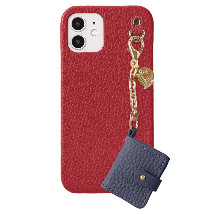 Genuine Leather 32 Colors Italian Shrink Leather Initial Mini Notebook Charm Back Case Xperia Series