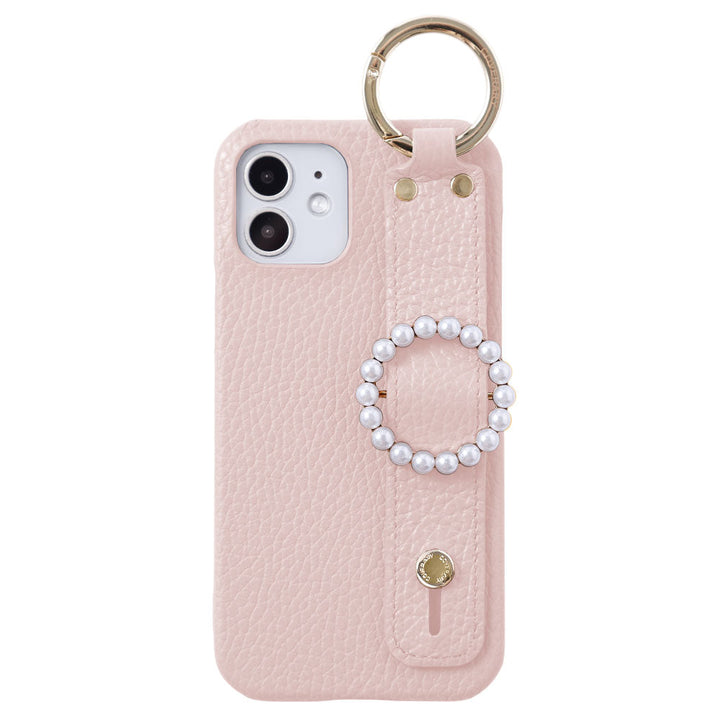 Genuine leather 32 colors Italian shrink leather pearl buckle with hand belt back case Google Pixel series