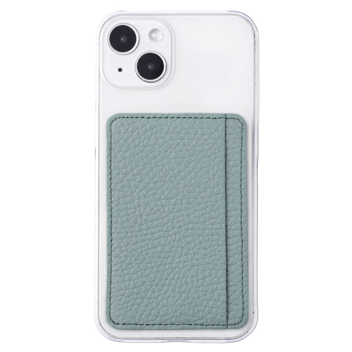 クリアケース 本革 32色 イタリアンシュリンクレザー カード収納 ポケット付き 背面ケース iPhoneシリーズ