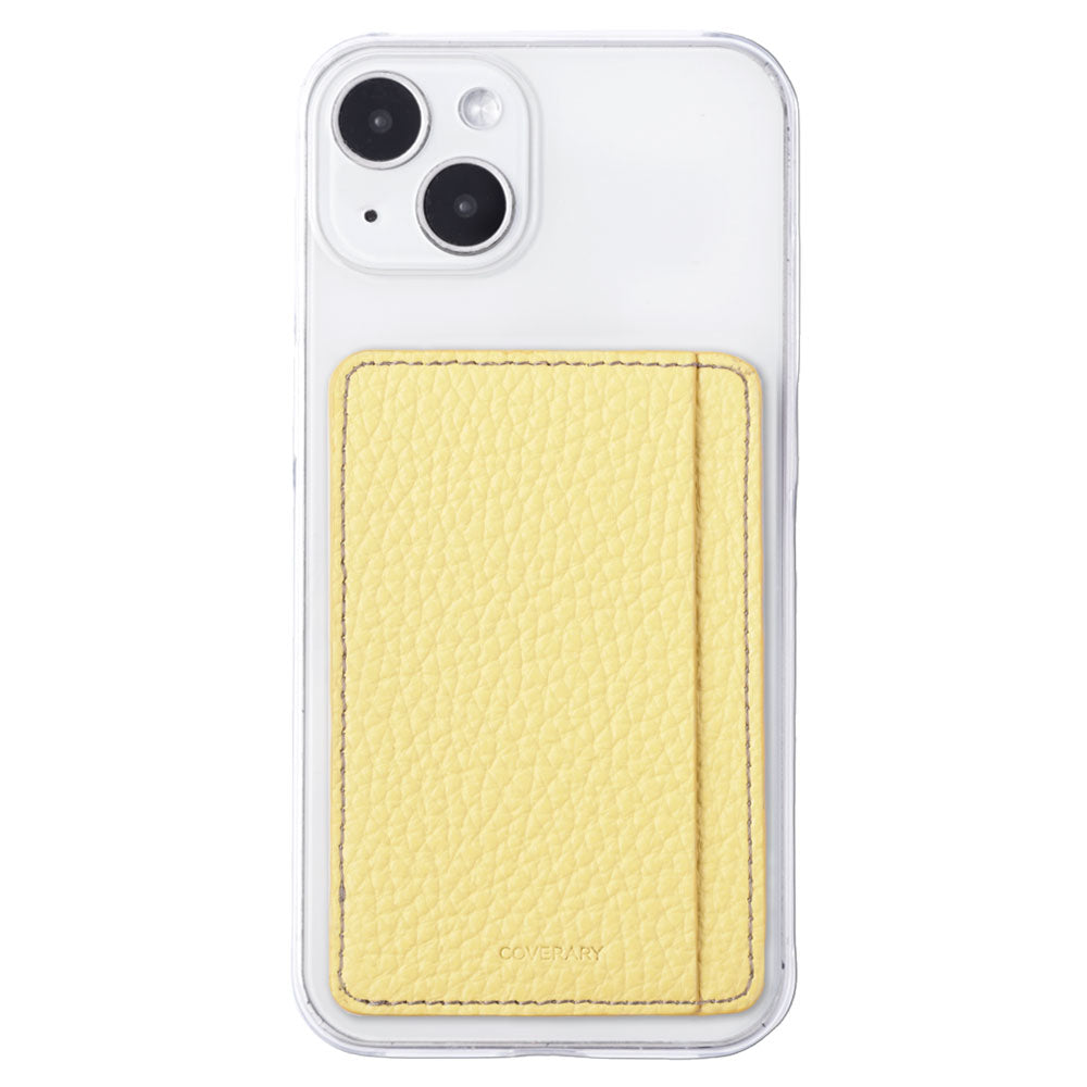 クリアケース 本革 32色 イタリアンシュリンクレザー カード収納 ポケット付き 背面ケース iPhoneシリーズ