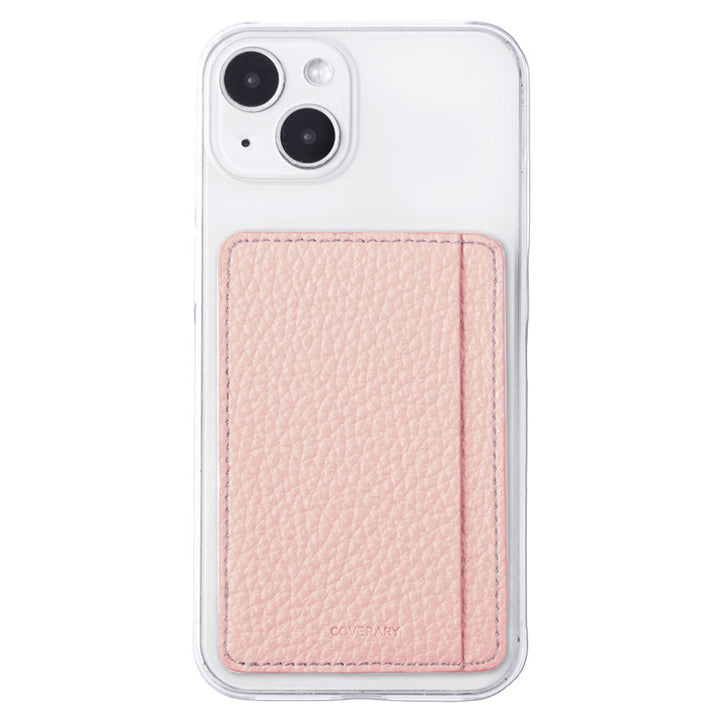 クリアケース 本革 32色 イタリアンシュリンクレザー カード収納 ポケット付き 背面ケース iPhoneシリーズ