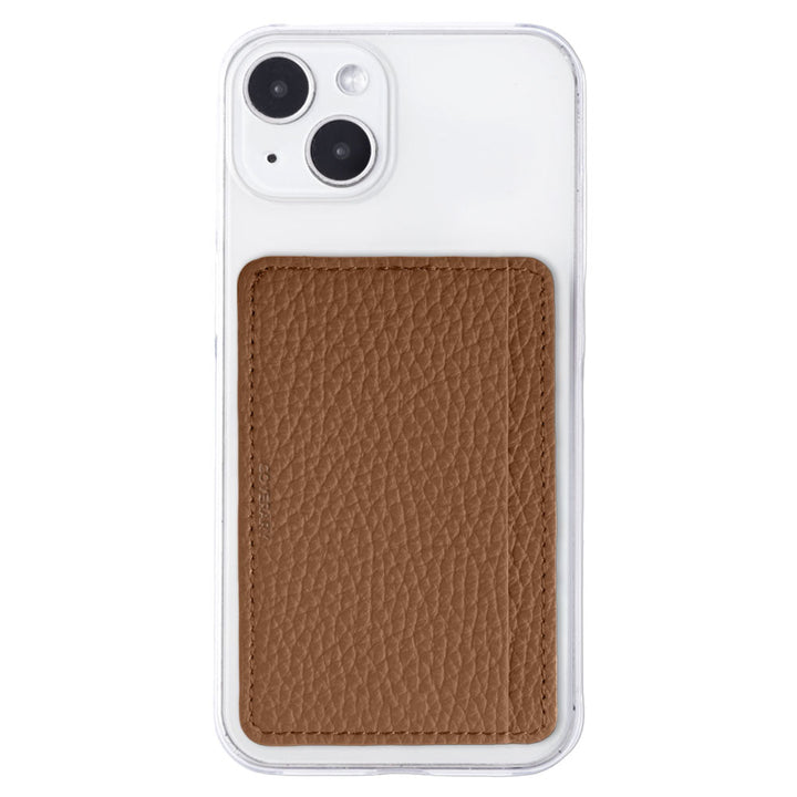 Clear case genuine leather 32 colors Italian shrink leather card storage with pocket back case iPhone series
