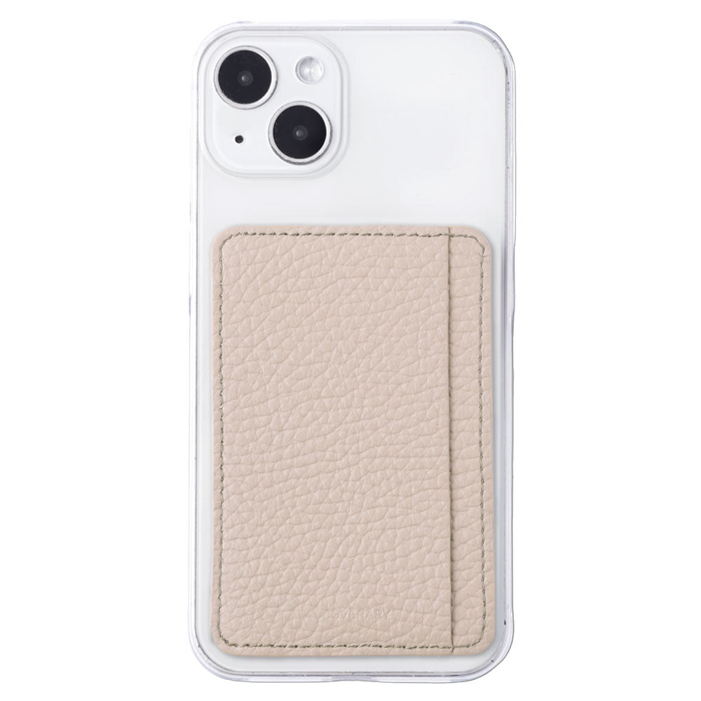 クリアケース 本革 32色 イタリアンシュリンクレザー カード収納 ポケット付き 背面ケース iPhoneシリーズ