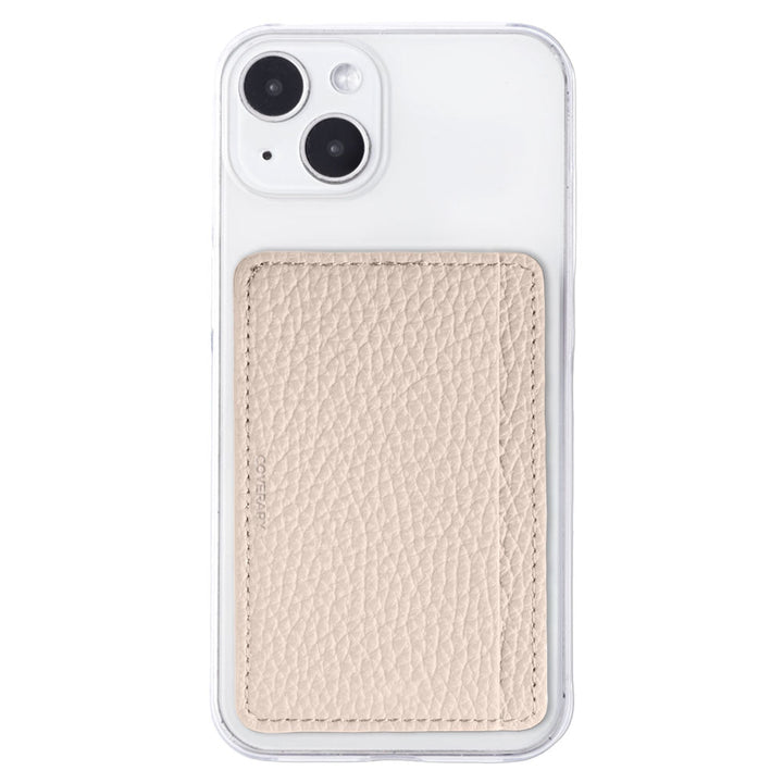 Clear case genuine leather 32 colors Italian shrink leather card storage with pocket back case iPhone series