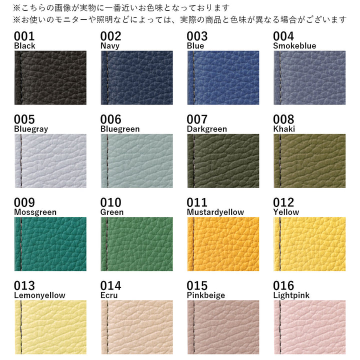 Étui transparent en cuir véritable 32 couleurs cuir italien grainé avec poche de rangement pour cartes et coque arrière