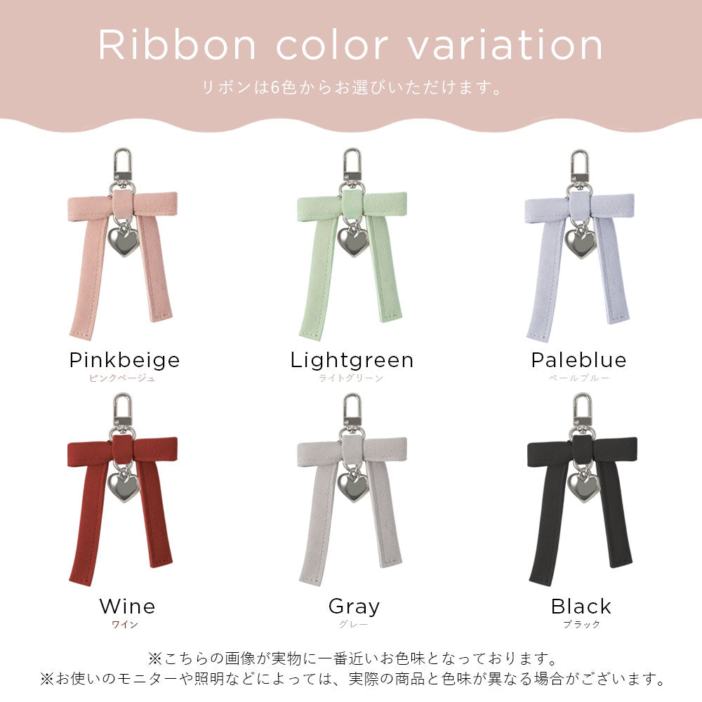 Genuine leather 32 colors Italian shrink leather heart ribbon charm back case iPhone series