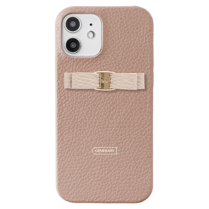 Genuine leather 32 colors Italian shrink leather simple ribbon decoration back case Google Pixel series