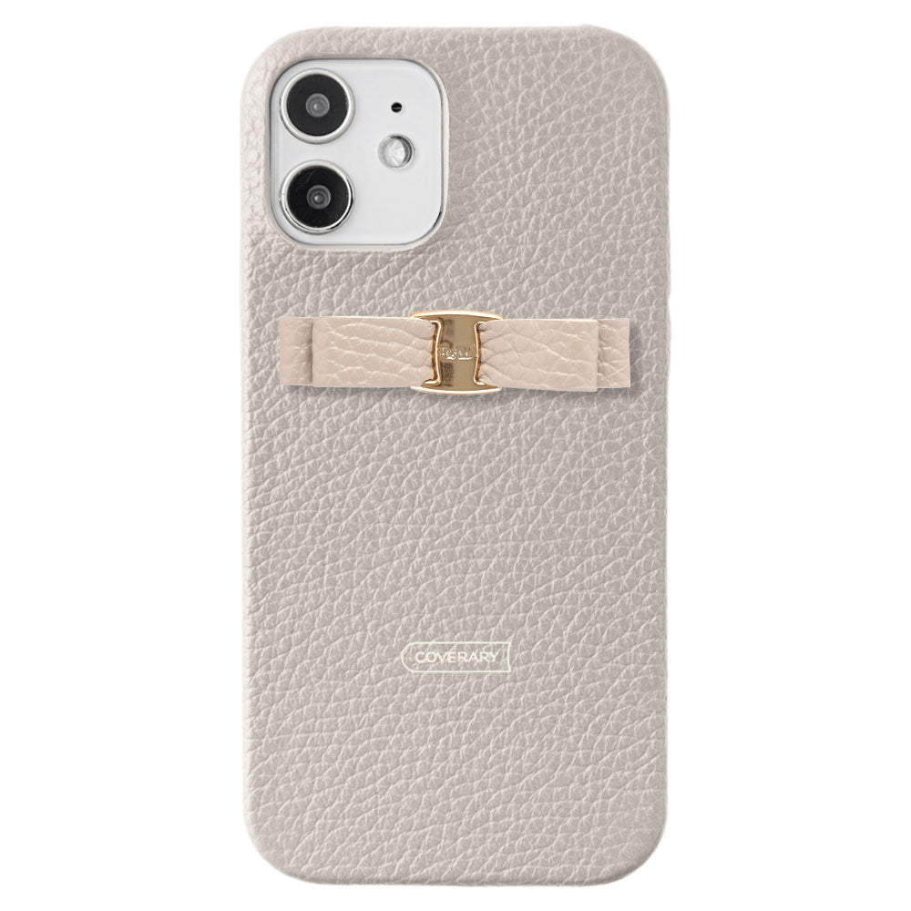 Genuine leather 32 colors Italian shrink leather simple ribbon decoration back case Xperia series