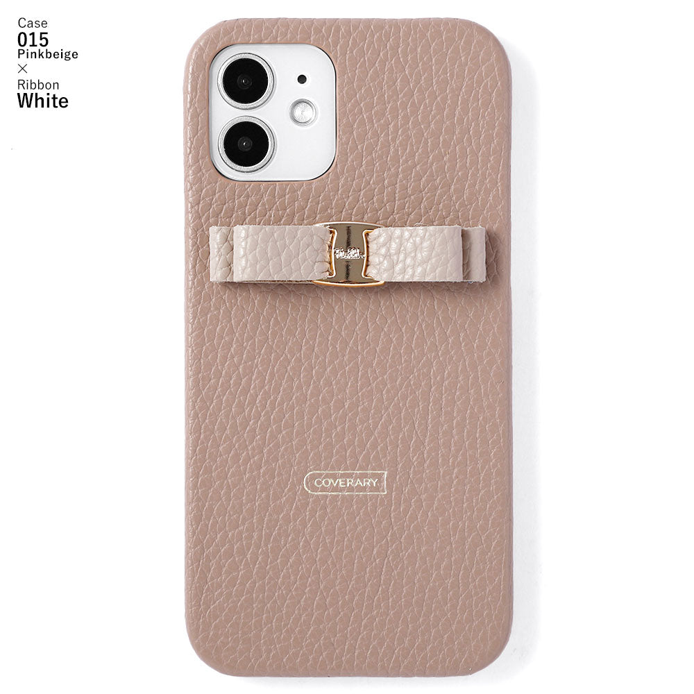 Genuine leather 32 colors Italian shrink leather simple ribbon decoration back case Google Pixel series