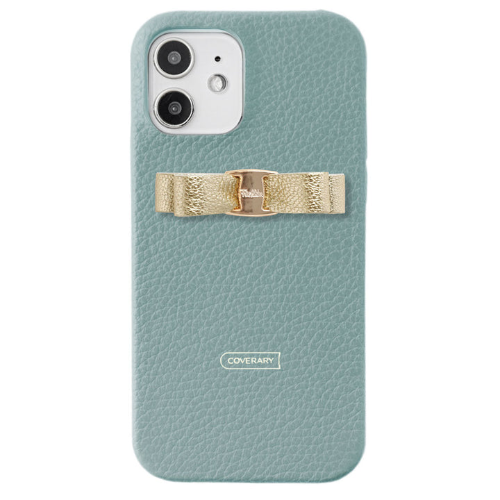 Genuine leather 32 colors Italian shrink leather shiny ribbon decoration back case Google Pixel series
