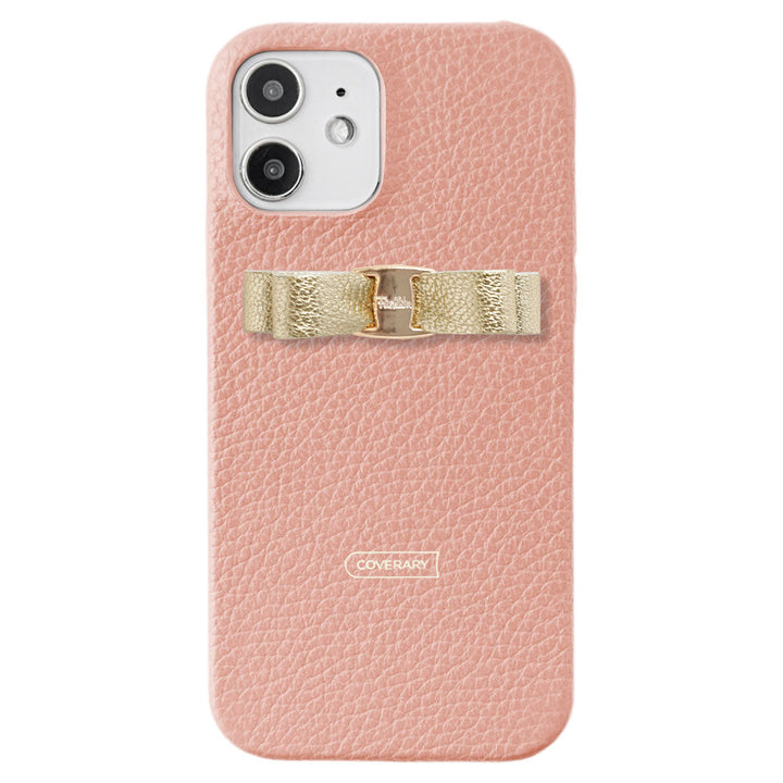 Genuine leather 32 colors Italian shrink leather shiny ribbon decoration back case Galaxy series