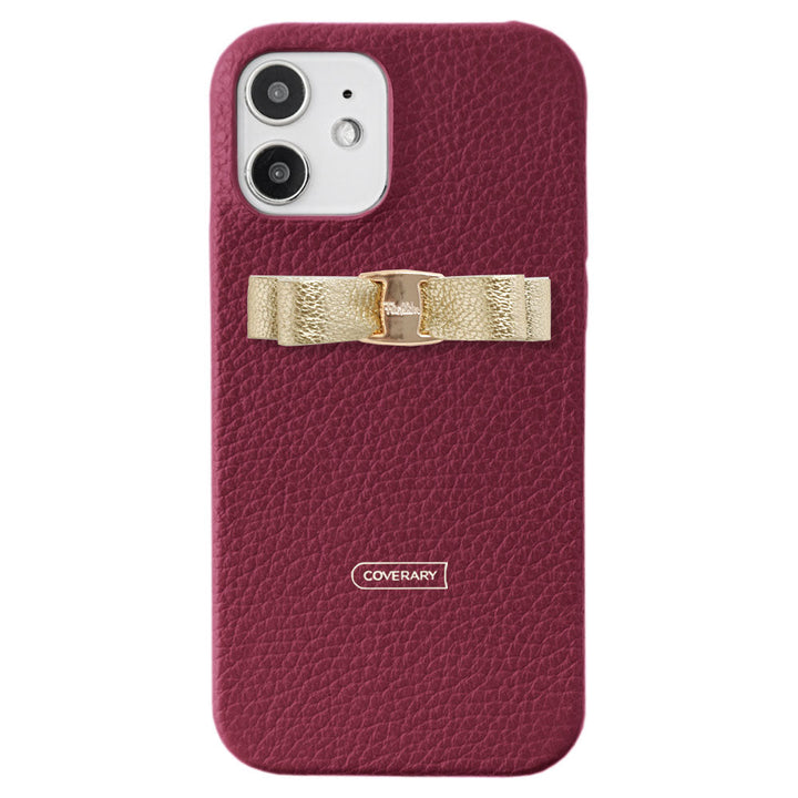 Genuine leather 32 colors Italian shrink leather shiny ribbon decoration back case Google Pixel series