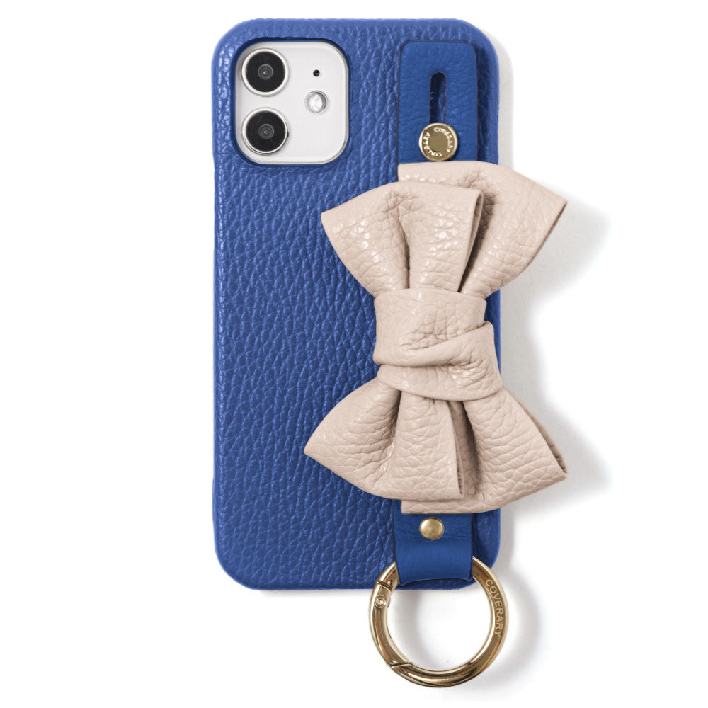 Genuine leather 32 colors Italian shrink leather double ribbon with hand belt back case AQUOS series