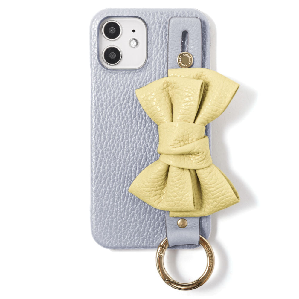 Genuine leather 32 colors Italian shrink leather double ribbon with hand belt back case AQUOS series