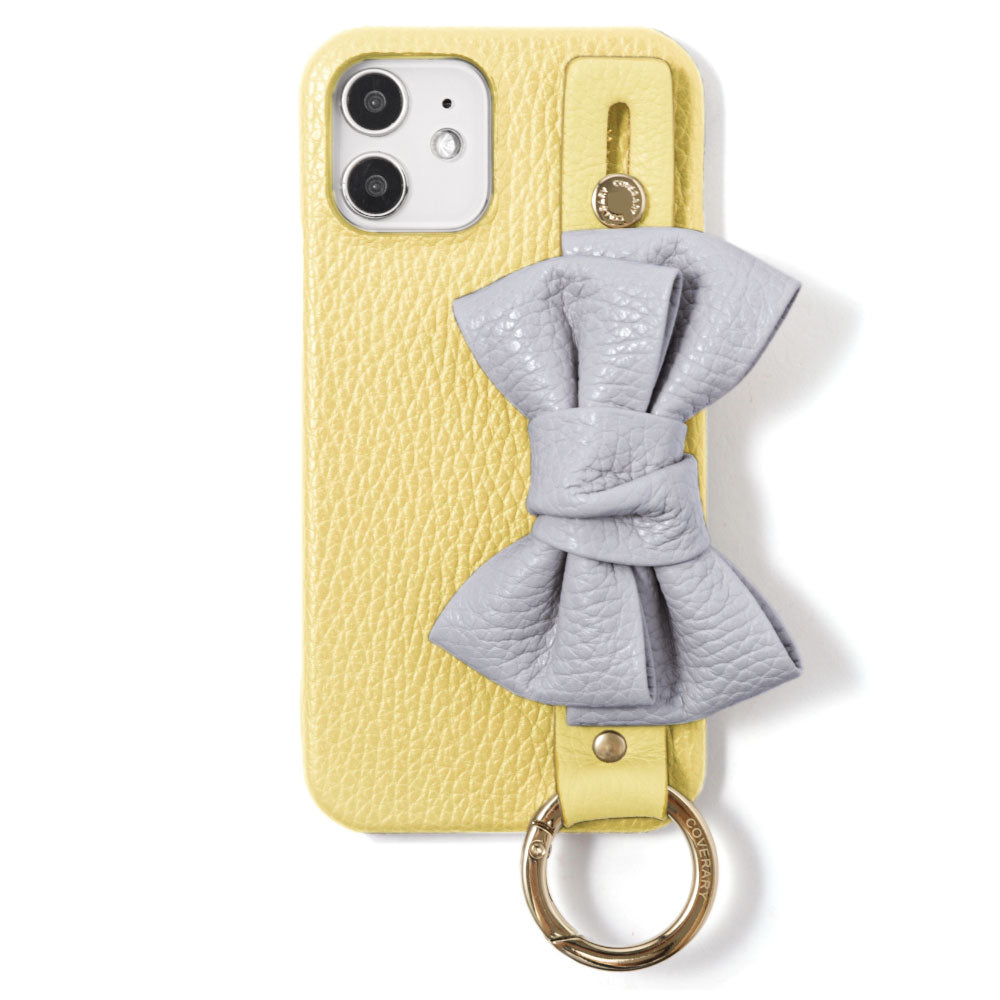 Genuine leather 32 colors Italian shrink leather double ribbon with hand belt back case AQUOS series