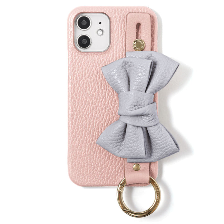 Genuine leather 32 colors Italian shrink leather double ribbon with hand belt back case AQUOS series