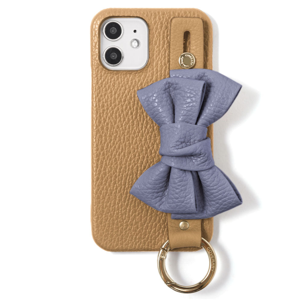 Genuine leather 32 colors Italian shrink leather double ribbon with hand belt back case AQUOS series