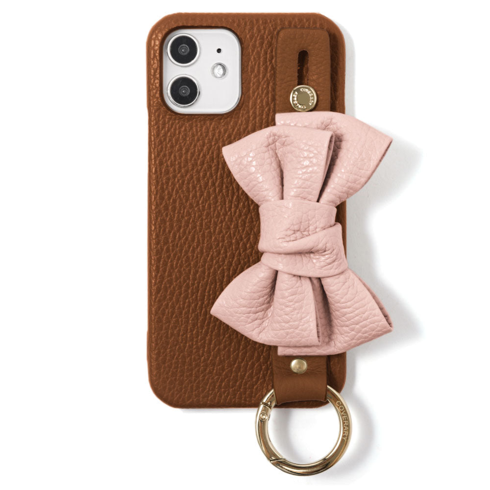 Genuine leather 32 colors Italian shrink leather double ribbon with hand belt back case AQUOS series