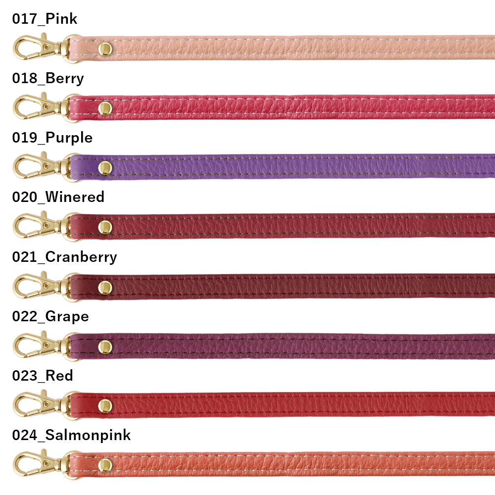 Étui transparent en cuir véritable 32 couleurs cuir italien grainé avec sangle courte étui arrière série AQUOS