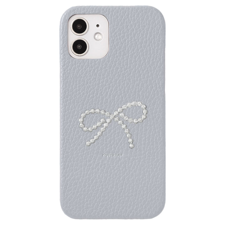 Cuir véritable 32 couleurs cuir italien grainé décoration ruban bâton coque arrière série AQUOS