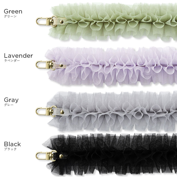 Genuine leather 32 colors Italian shrink leather with tulle shoulder strap back case AQUOS series