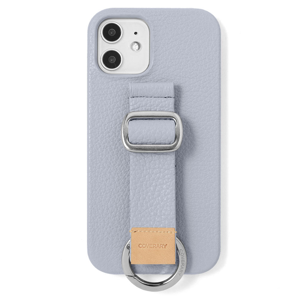 Cuir véritable 32 couleurs cuir italien grainé avec ceinture à boucle étui arrière (type adhésif) série Xperia