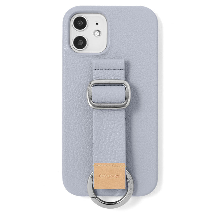 Cuir véritable 32 couleurs cuir italien grainé avec ceinture à boucle étui arrière (type adhésif) série Xperia