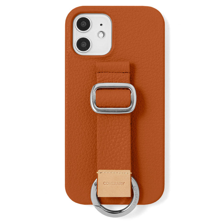 Genuine leather 32 colors Italian shrink leather with buckle belt back case (adhesive type) AQUOS series