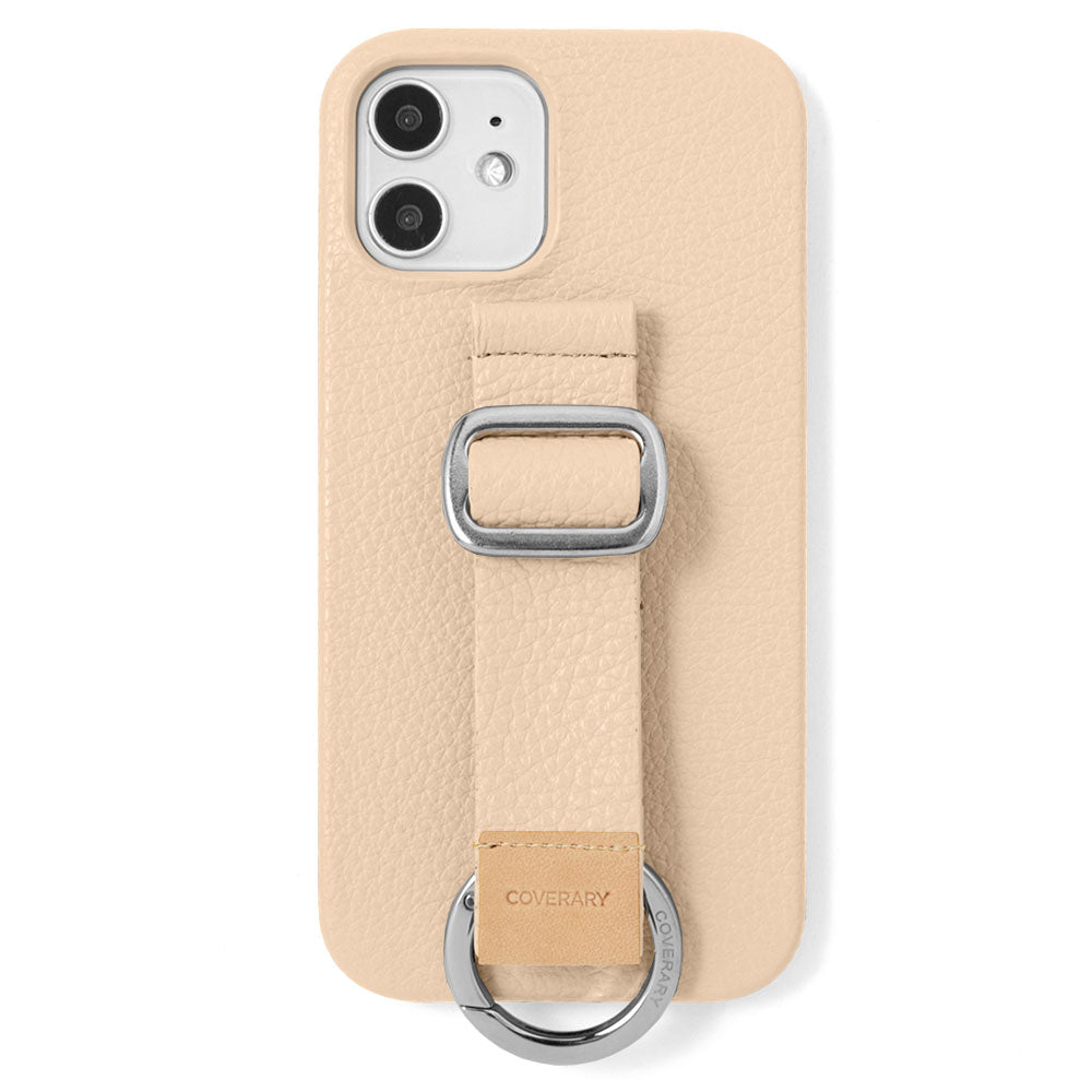 Genuine leather 32 colors Italian shrink leather with buckle belt back case (adhesive type) AQUOS series