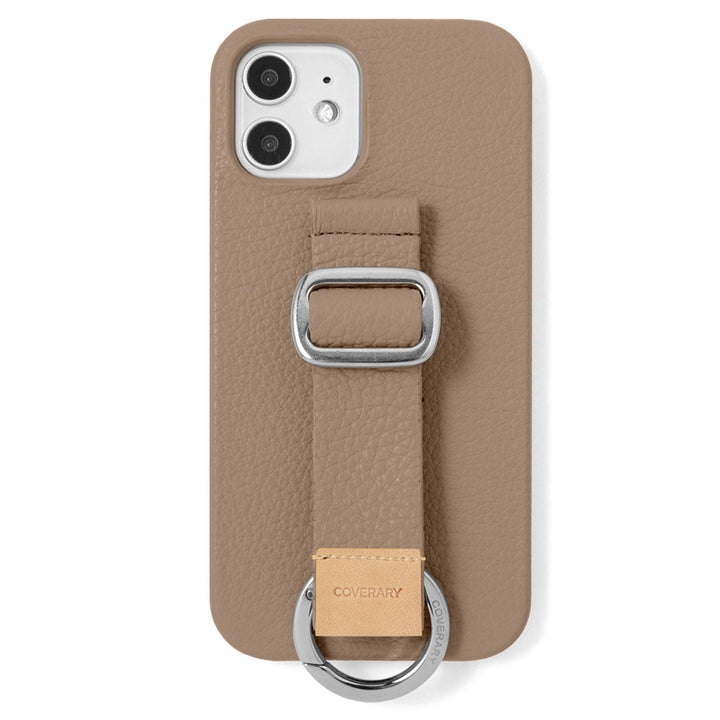 Genuine leather 32 colors Italian shrink leather with buckle belt back case (adhesive type) AQUOS series