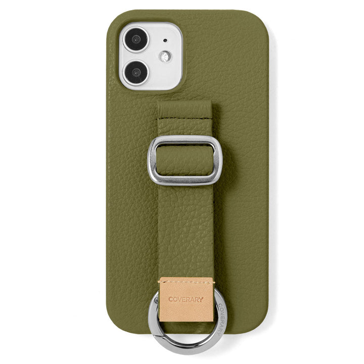 Genuine leather 32 colors Italian shrink leather with buckle belt back case (adhesive type) AQUOS series