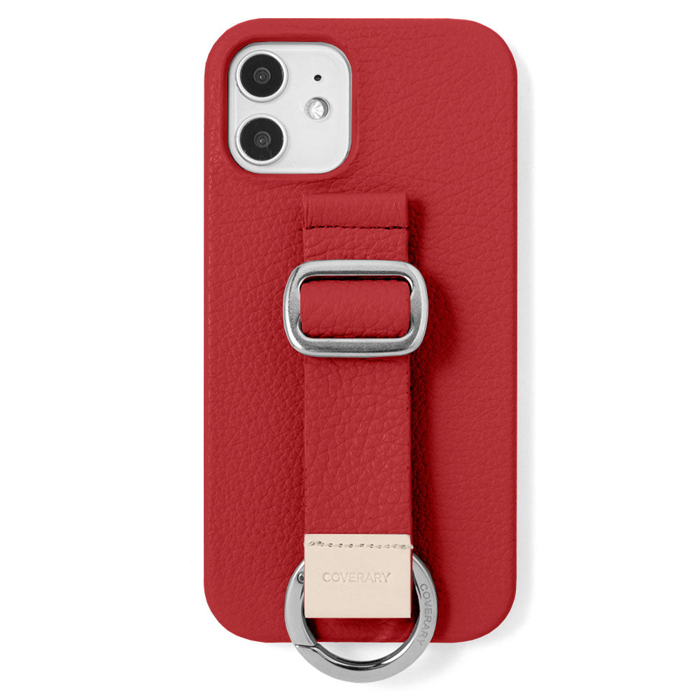 Genuine leather 32 colors Italian shrink leather with buckle belt back case (adhesive type) AQUOS series