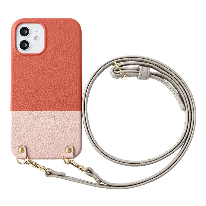 Cuir véritable 32 couleurs Cuir italien grainé Bicolore au choix Avec bandoulière Étui arrière Série Google Pixel