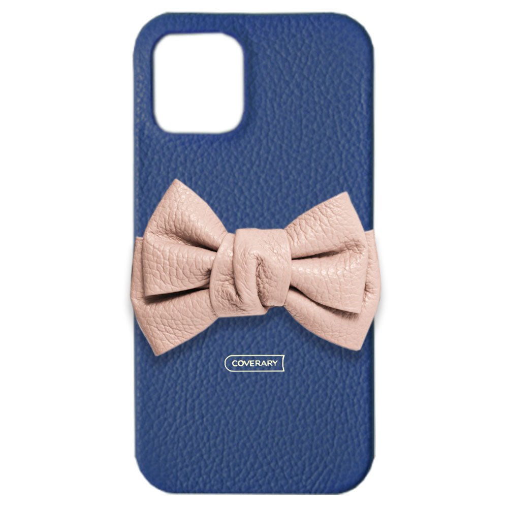 Cuir véritable 32 couleurs cuir italien grainé double nœud décor coque arrière série Xperia