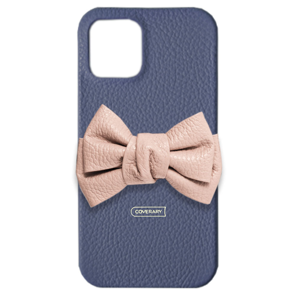 Cuir véritable 32 couleurs cuir italien grainé double nœud décor coque arrière série Xperia