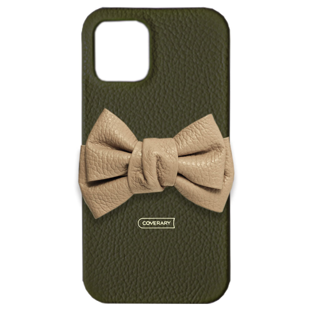 Cuir véritable 32 couleurs cuir italien grainé double nœud décor coque arrière série Xperia