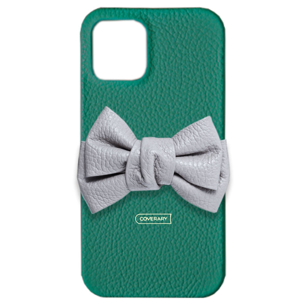 Cuir véritable 32 couleurs cuir italien grainé double nœud décor coque arrière série Xperia