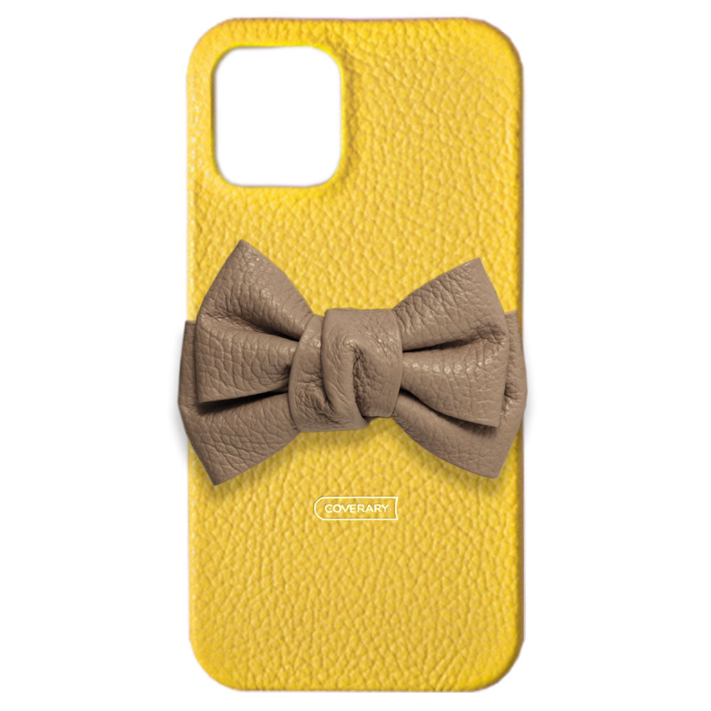 Cuir véritable 32 couleurs cuir italien grainé double nœud décor coque arrière série Xperia