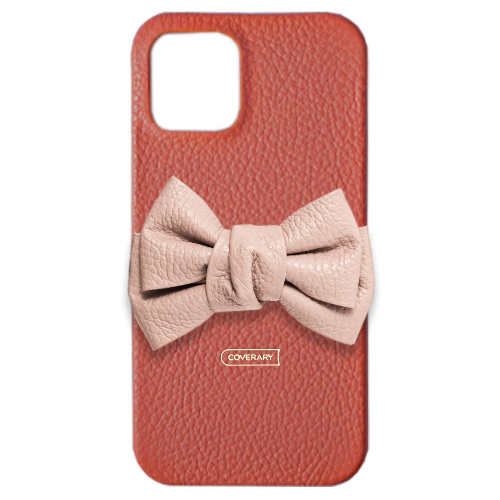 Cuir véritable 32 couleurs cuir italien grainé double nœud décor coque arrière série Xperia